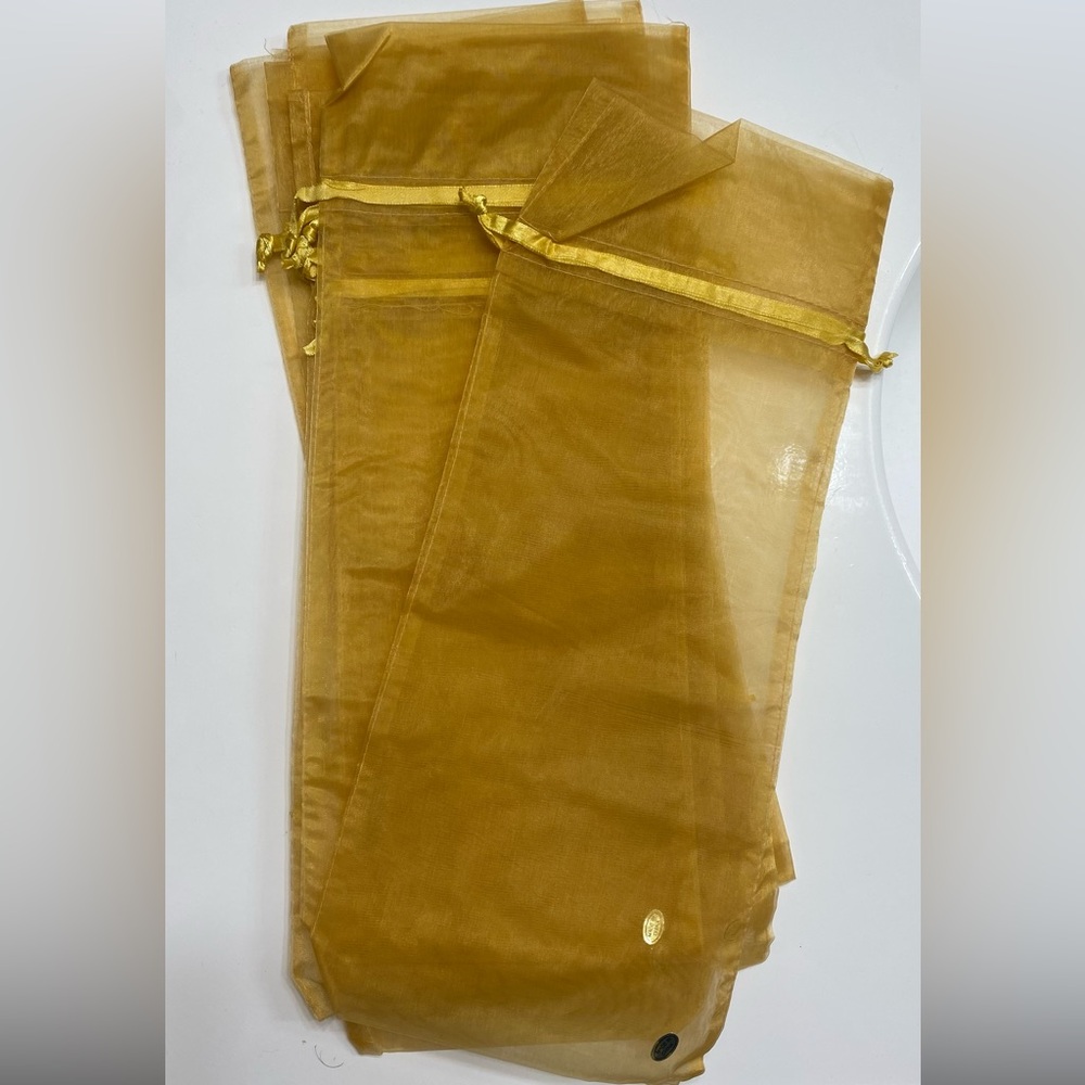 12 Mesh Organza Gift Bags 15x6